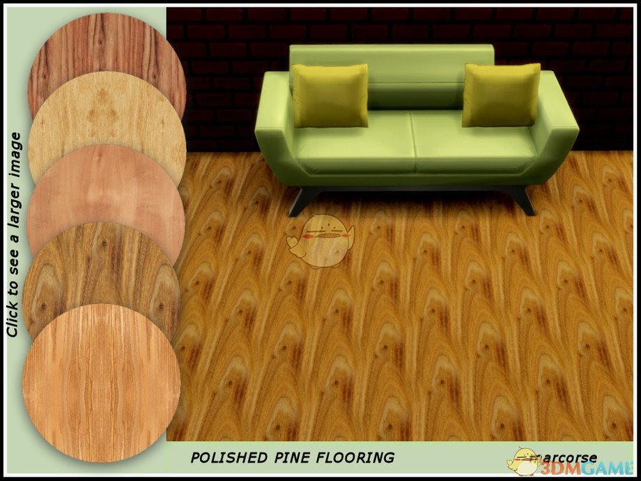 《模拟人生4》抛光松木地板MOD