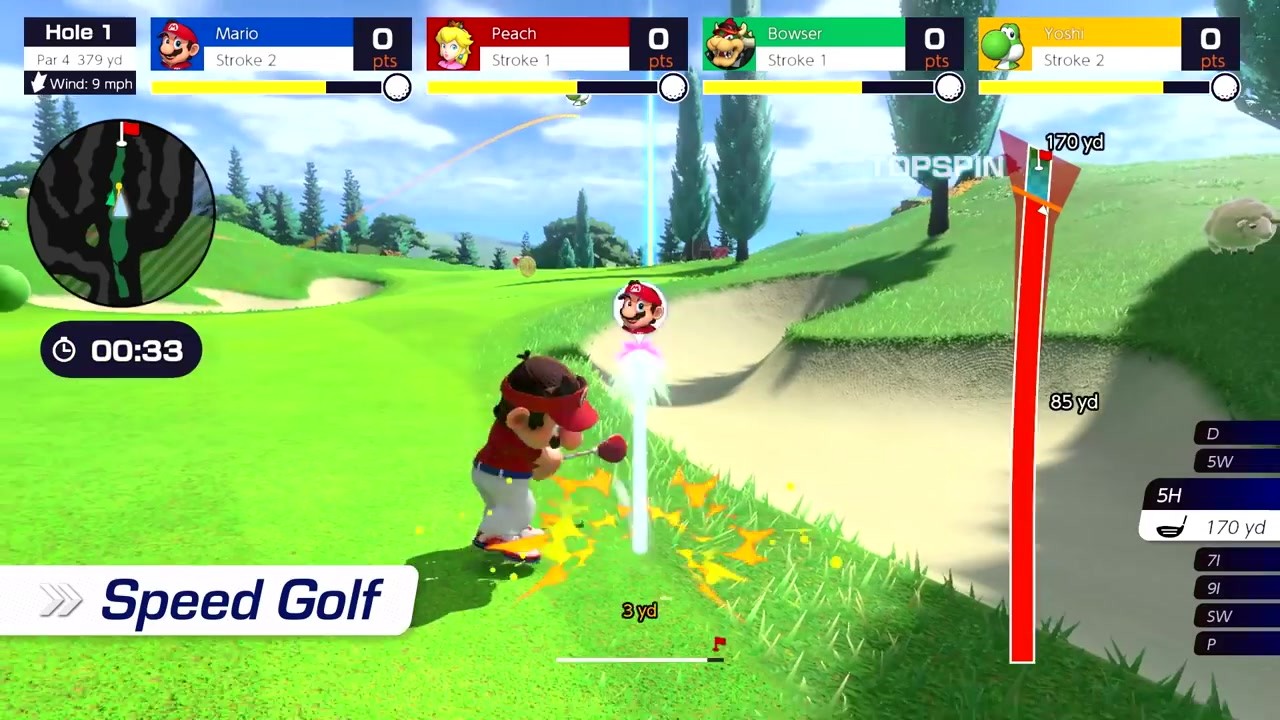  A new overview trailer of Mario Golf: Super Rush
