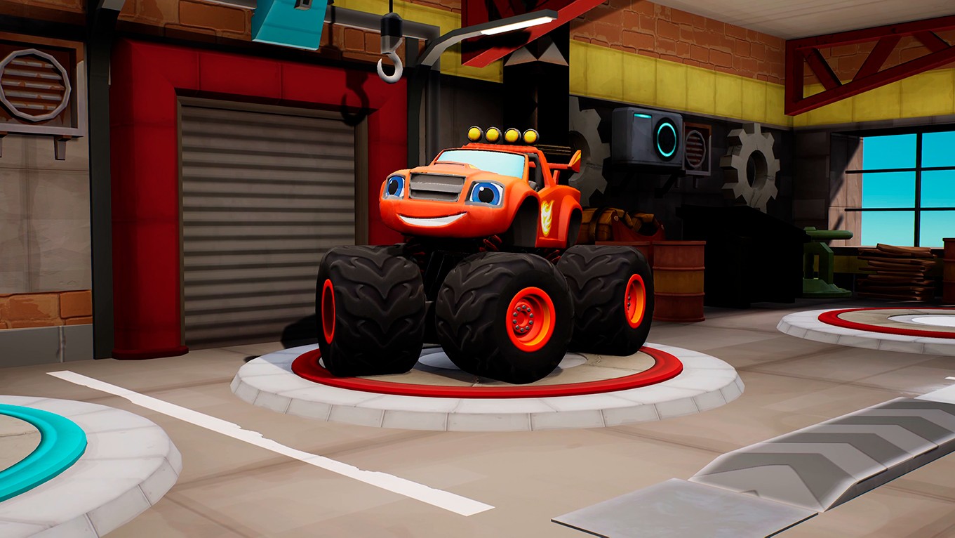 低幼儿童赛车竞速游戏《烈焰与怪物卡车：Axle城车手》10月发售截图