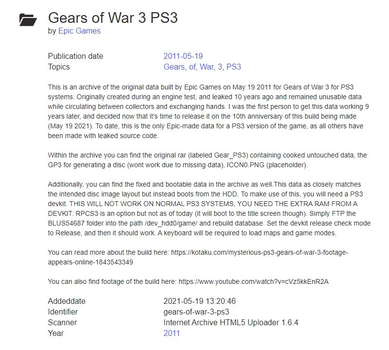 《战争机器3》确有PS3版 相关文件公布