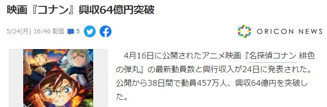 《鬼灭之刃》动画电影票房日本突破400亿日元 近3千万人观影