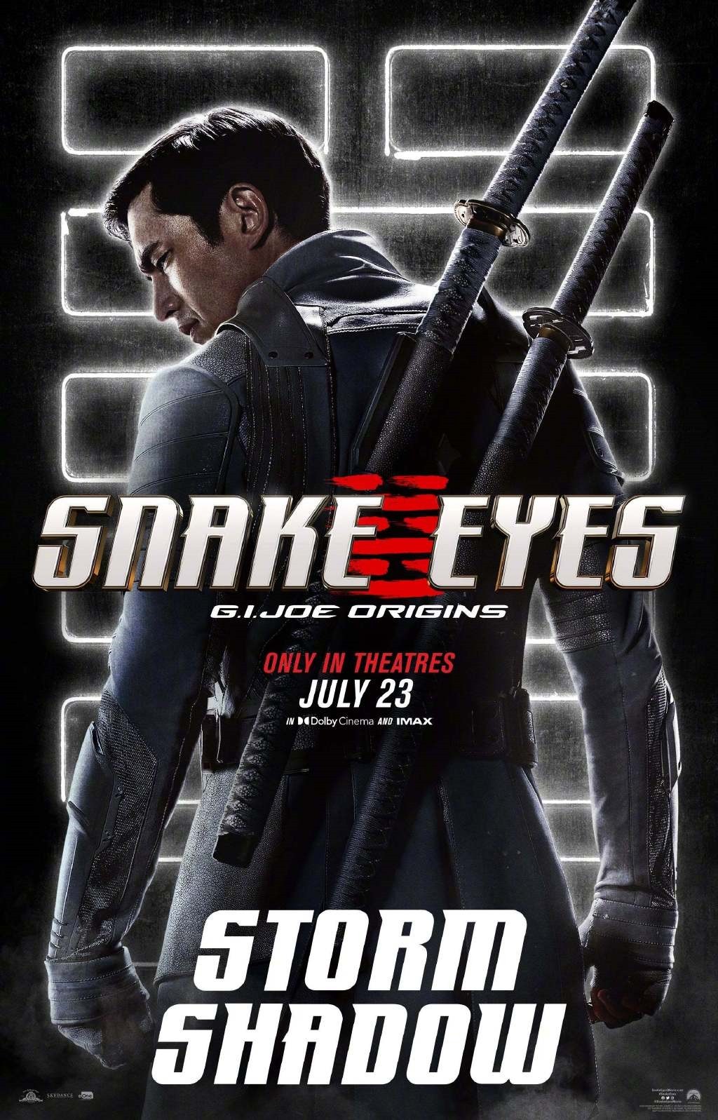 《特种部队：蛇眼起源》新角色海报 气势逼人