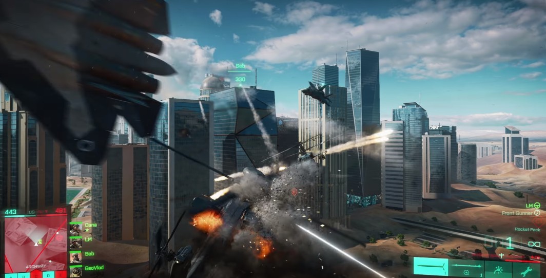 E3 2021：《战地2042》实机演示宣传片 火爆激烈画面升级