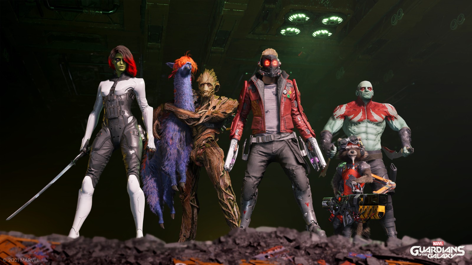 E3：《漫威银河护卫队》首批截图和细节 只能扮演星爵、没有DLC