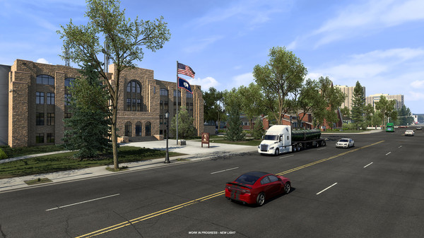 《美国卡车模拟》DLC“怀俄明州”开发版演示公布