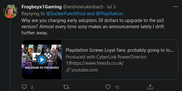 《对马岛之鬼：导演剪辑版》PS4升PS5还需10美元 引玩家不满纷纷声讨