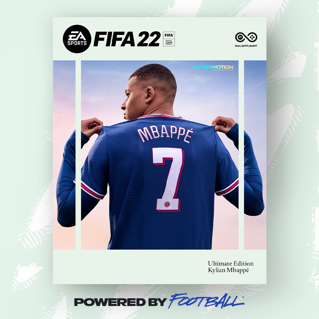 《FIFA 22》封面的球星依旧为姆巴佩 11日公开详情