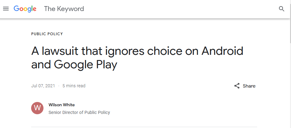 谷歌因Play商店垄断 被美国37个州联合起诉