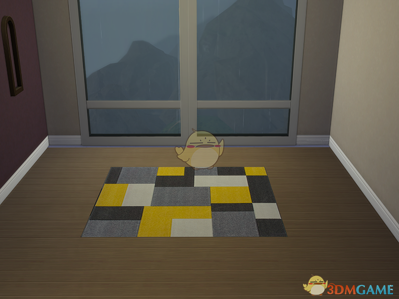 《模拟人生4》彩色方格子地毯MOD