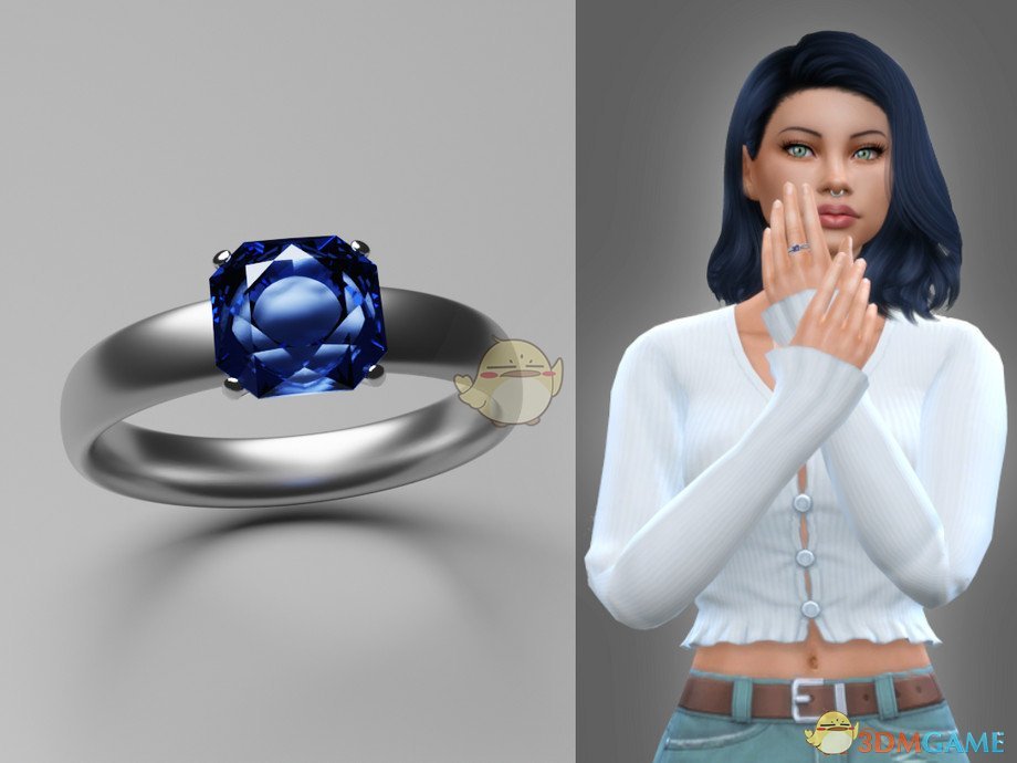 《模拟人生4》蓝宝石戒指MOD