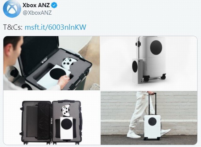 除了冰箱之外 微软又做出一款XSS造型的行李箱