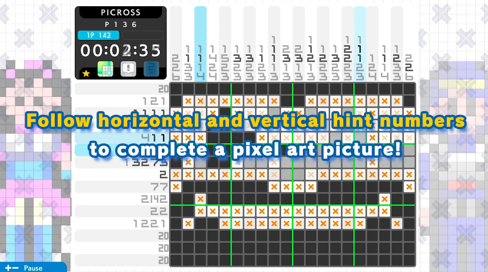 世嘉联动数织游戏《Picross S Mega Drive》 8月5日登岸任天国Switch