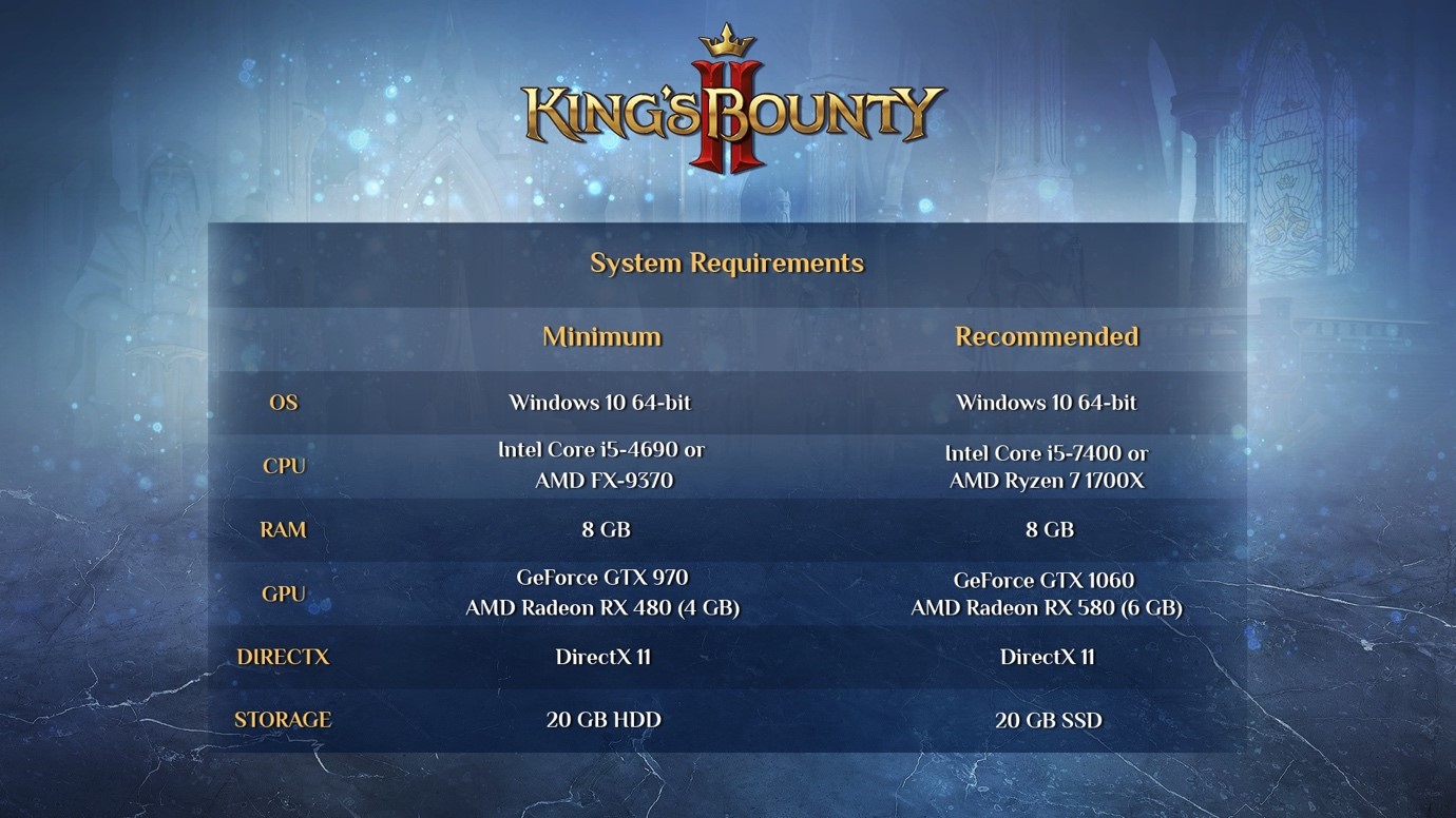 《国王的恩赐2》实机演示视频公布，游戏PC配置要求同步公开