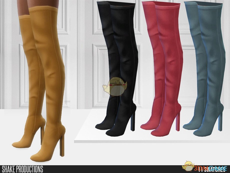 《模拟人生4》超高腿女性长靴MOD