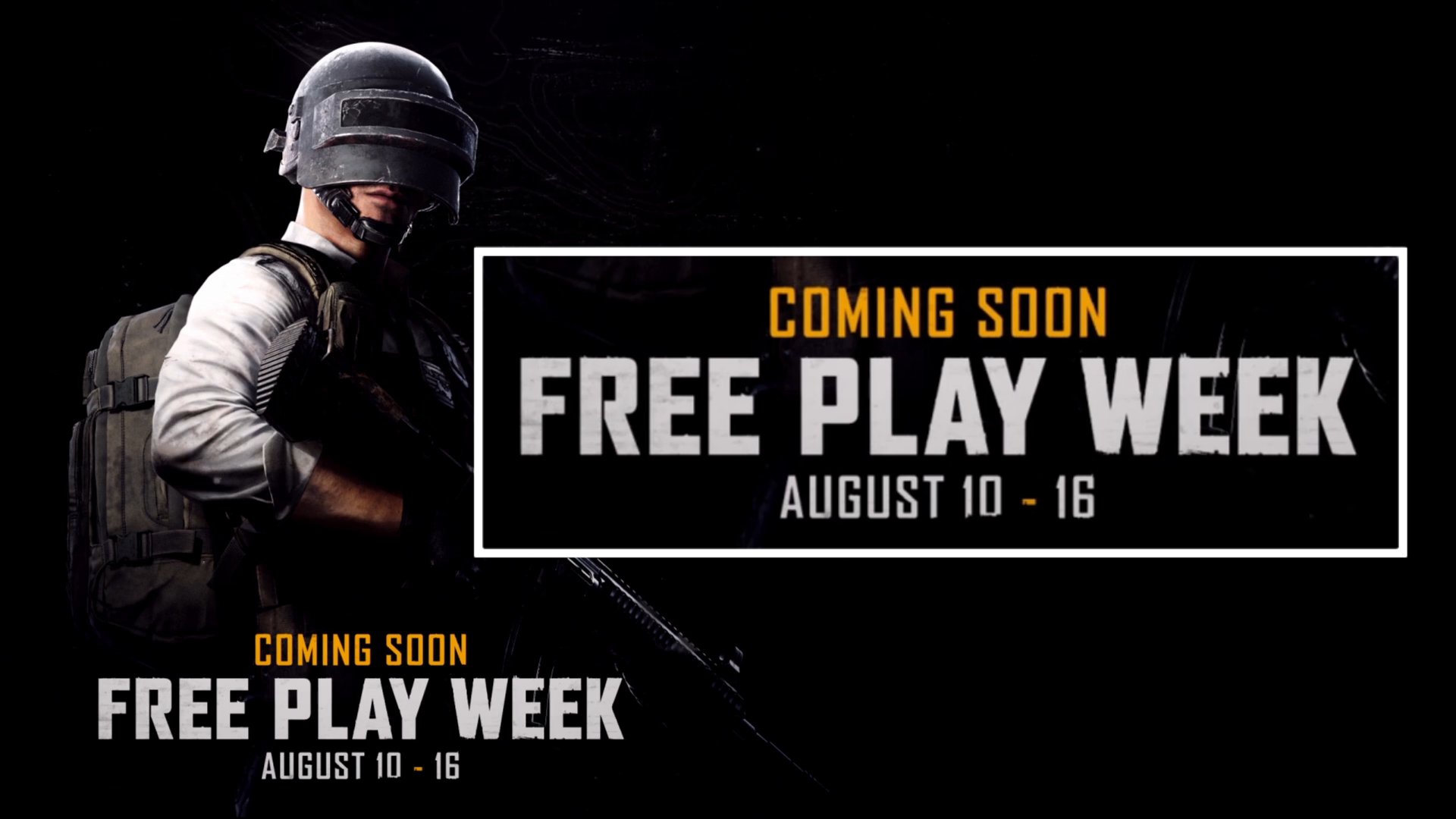 《绝地求生》将更名 8月10日开启免费试玩周活动