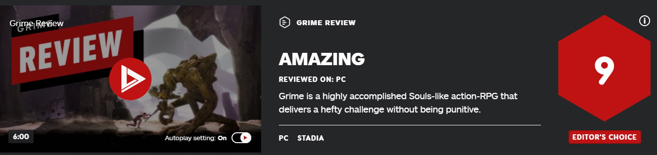类魂动作游戏《尘埃异变》IGN评9分 受苦体验很棒