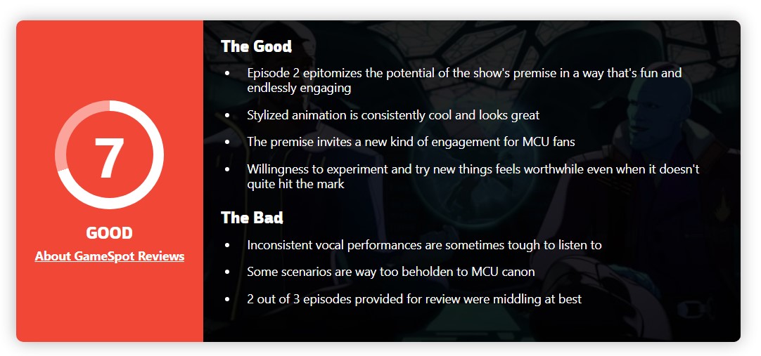 漫威新动画剧《假如》IGN 6分：配音和动画效果不太行