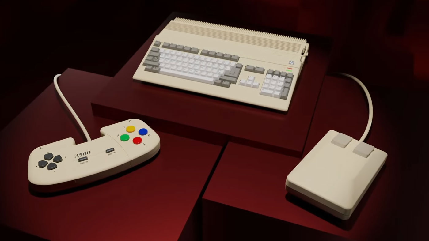 Amiga 500复刻版迷你主机A500 Mini将于2022年上市