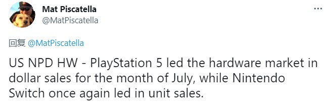 美国7月硬件/游戏销量榜：PS5销售额最高 英灵殿垫底
