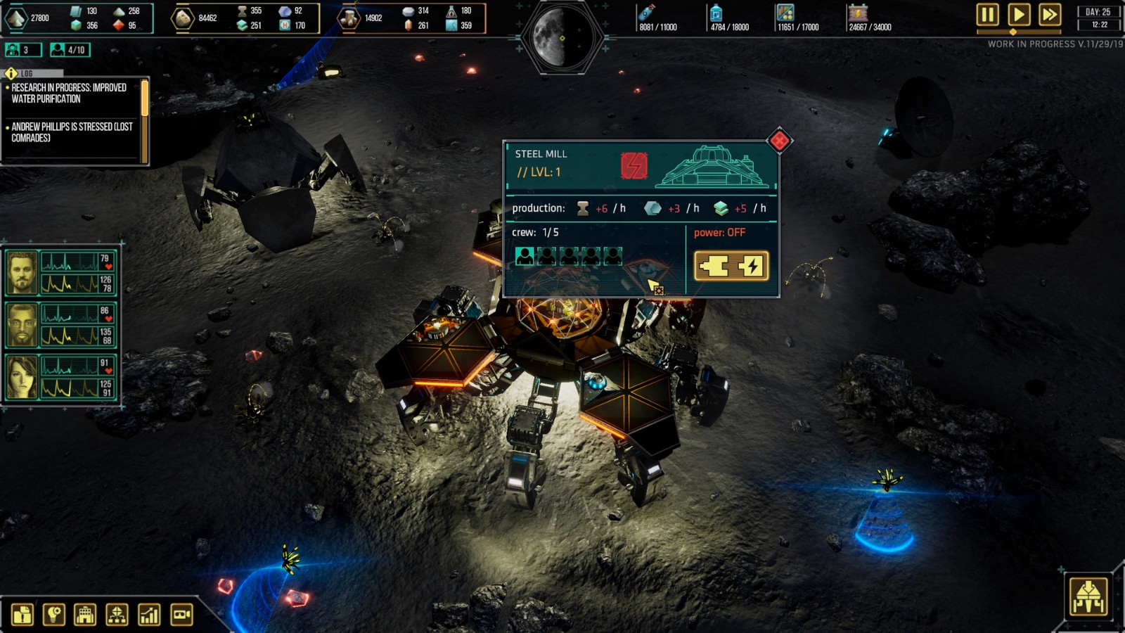 科幻生存RTS《黑月》上架Steam 支持简体中文