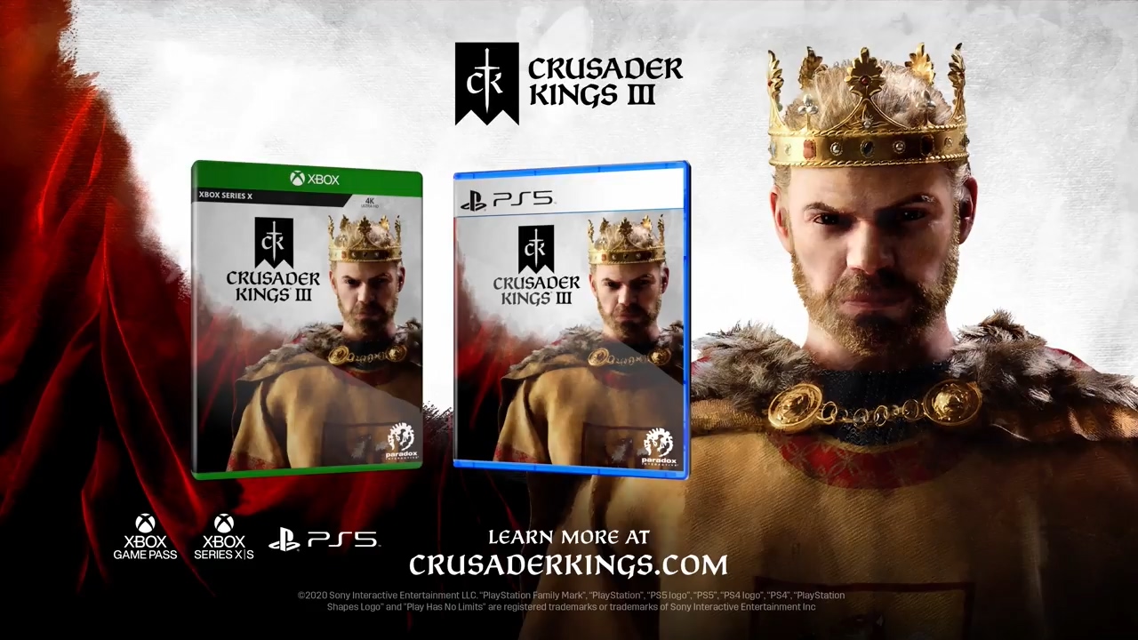 《十字军之王3》主机版发售时还会登陆Xbox Game Pass