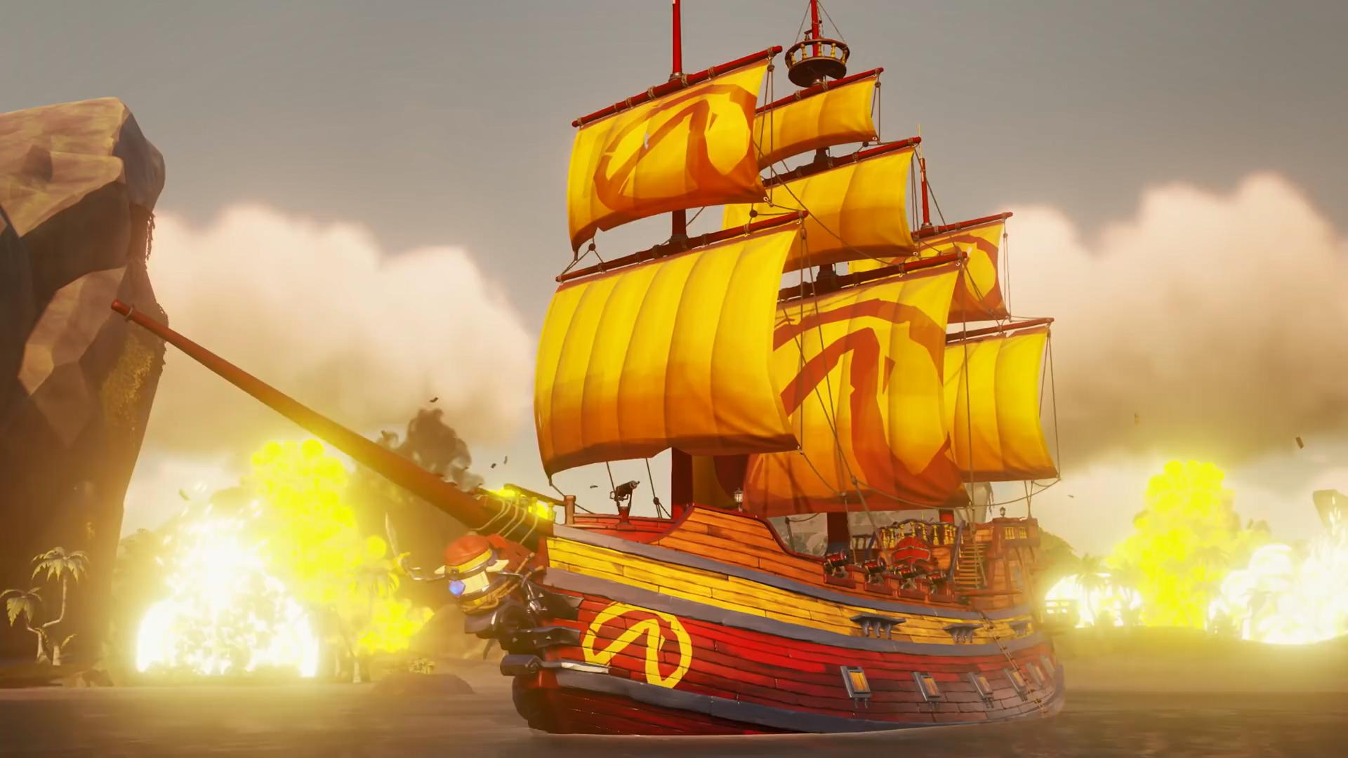 《盗贼之海》联动《无主之地》 免费获取新海盗船