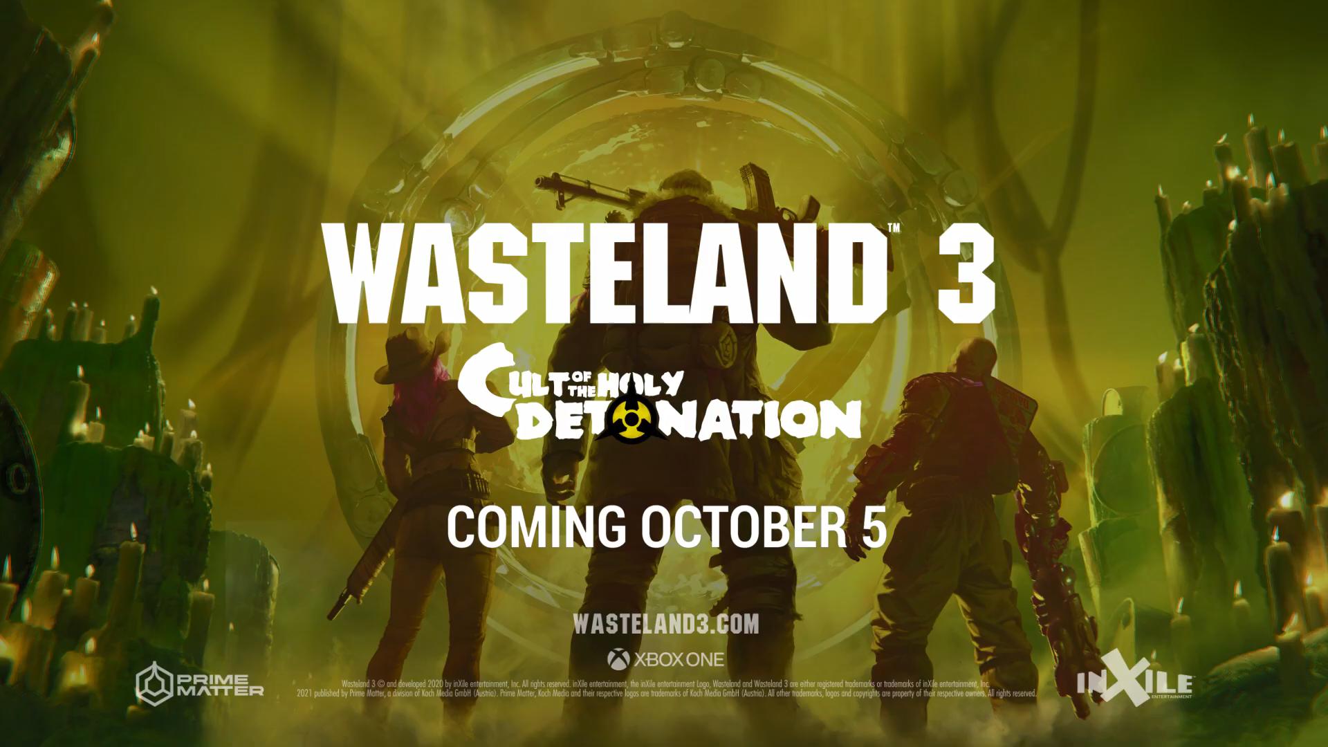 《废土3》新DLC神圣大爆炸邪教 10月5日正式发售