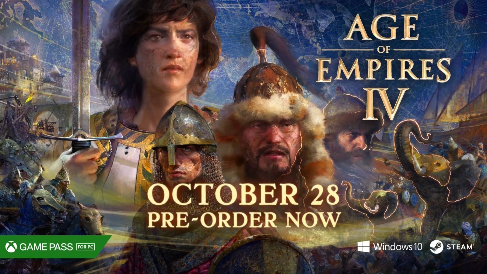 《帝国时代4》新实机声张片支布  10月28日正式支卖
