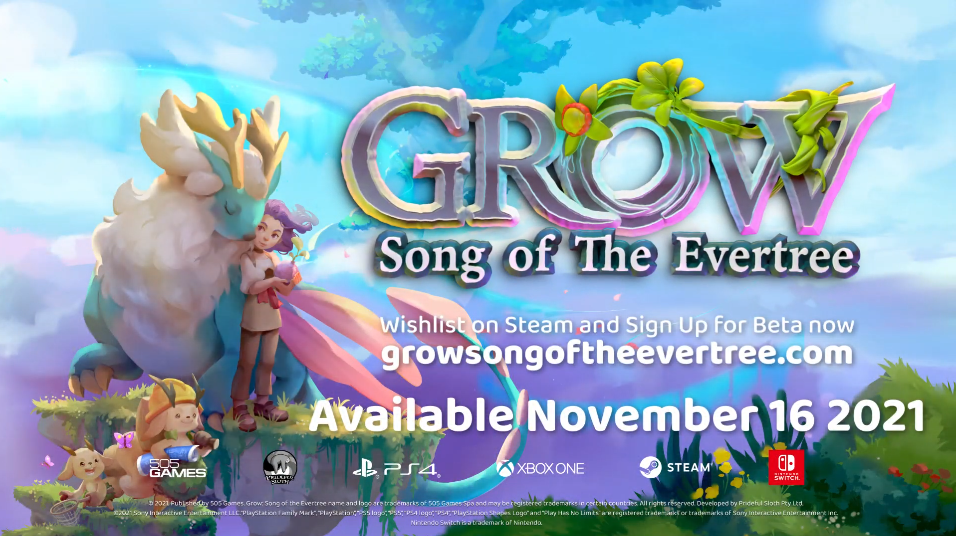 《成长物语：永恒树之歌》发售日期预告片 11月16日发售