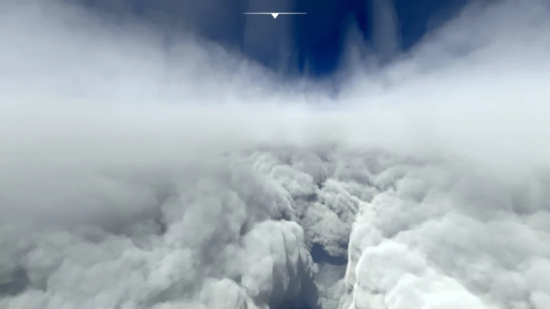超真实体验！利用《微软飞行模拟》玩家近距离观察飓风艾达