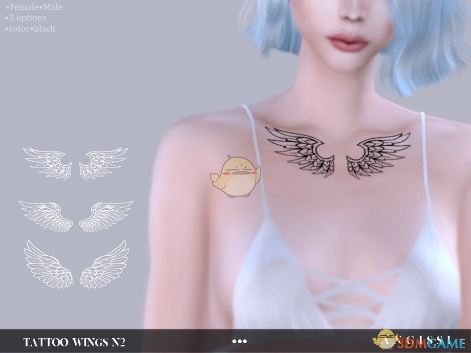 《模拟人生4》美丽翅膀纹身MOD