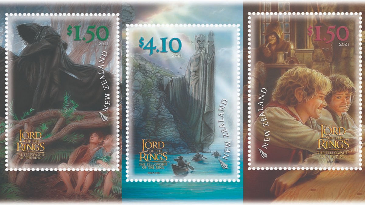 庆祝指环王影戏20周年 新西兰邮政推出主题邮票