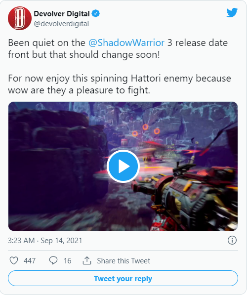 《影子武士3》开发商：游戏发售日期即将公开