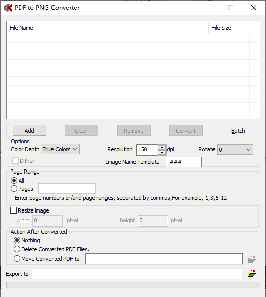 Digitzone PDF To PNG Converter下载_Digitzone PDF转换工具最新版v2.0.4.6_3DM软件