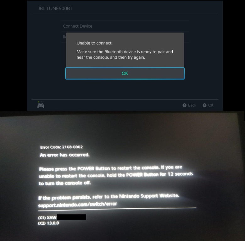 连接断开黑屏重启 任天堂NS音频设备配对功能麻烦不断