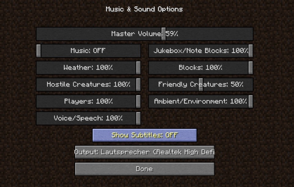 《我的世界》1.17.1声音设置便利选项MOD
