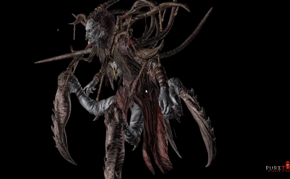 《暗黑破坏神2：重制版》部分怪物建模 细节刻画到位
