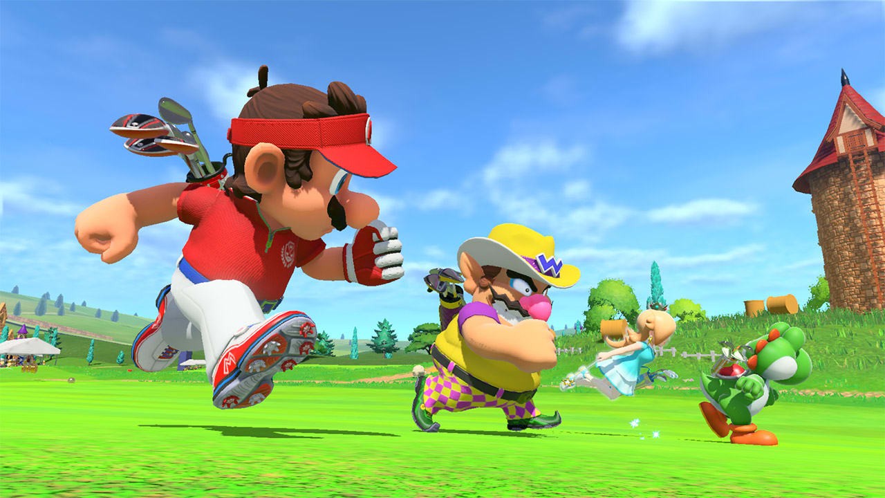  Mario Golf is free to update and go online, adding new roles and new venues