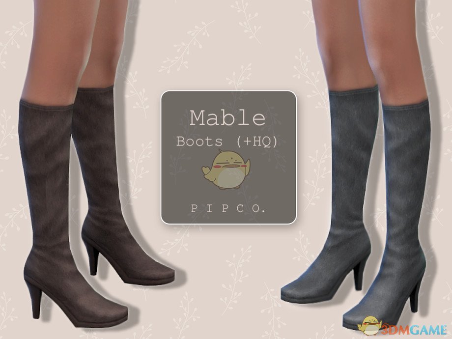 《模拟人生4》女性时尚的长筒靴MOD