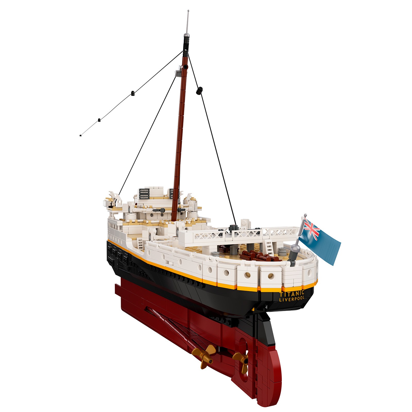 乐高推出泰坦尼克号拼装模型 9090块颗粒 售价5499元