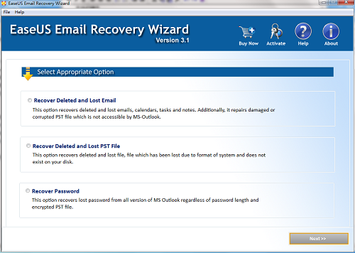 EaseUS Email Recovery Wizard最新版