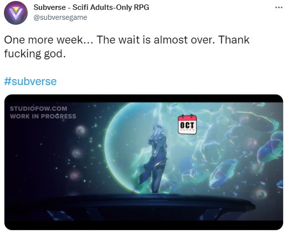 马头社：《Subverse》新更新将来临 等不及了