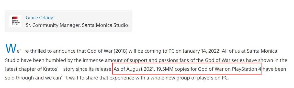 《战神4》Steam国区热销第1名 PS4版销量1950万