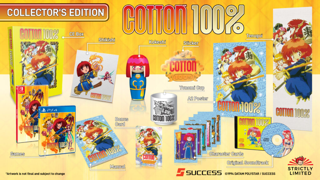 横板过关《Cotton 100%》PS4 Switch限量典藏版10月29日发售