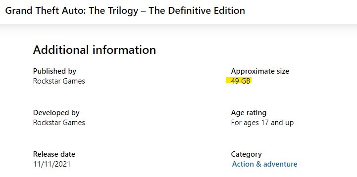 《GTA：三部曲-終極版》確定發售日期 實體版將于12月7日開售