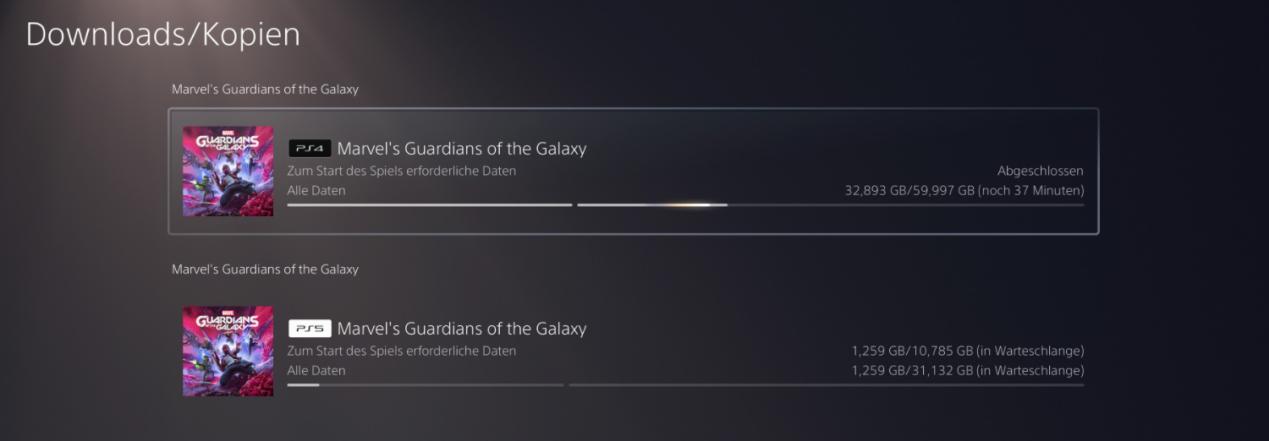 拒绝内存焦虑 《漫威银河护卫队》PS5预载仅为31GB