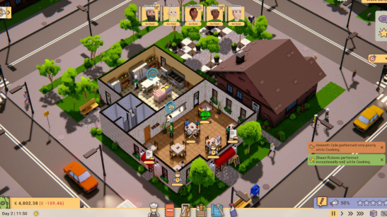 餐厅模拟游戏《灾难式厨房》今日在steam发售 支持中文