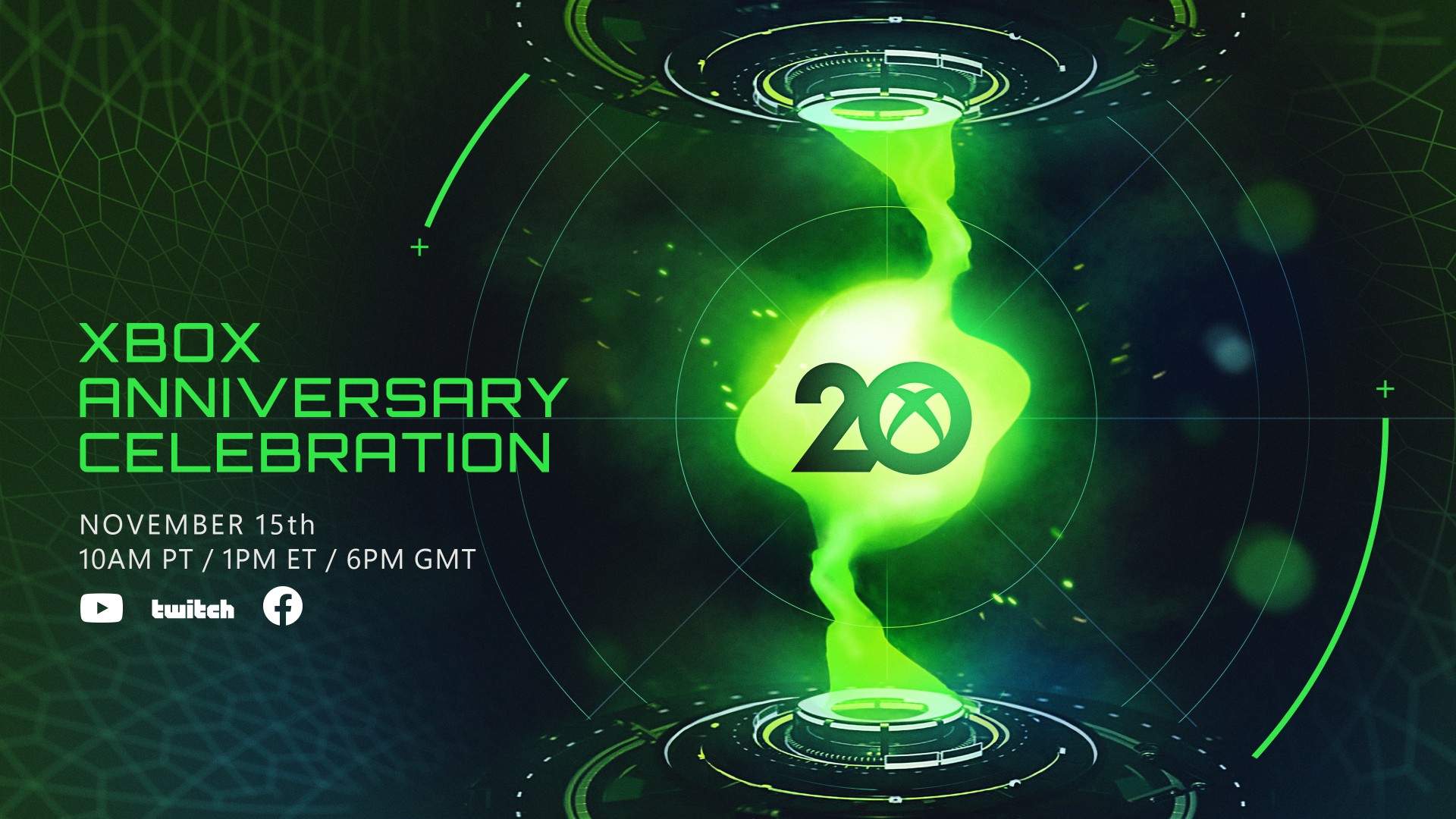 Xbox将举办20周年庆典曲播 不俗看曲播可得赠品