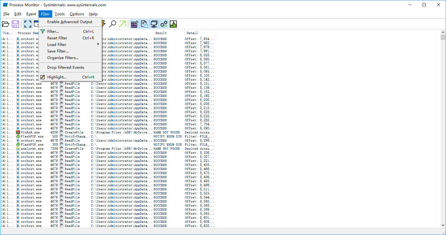 Process Monitor3.83进程监视器