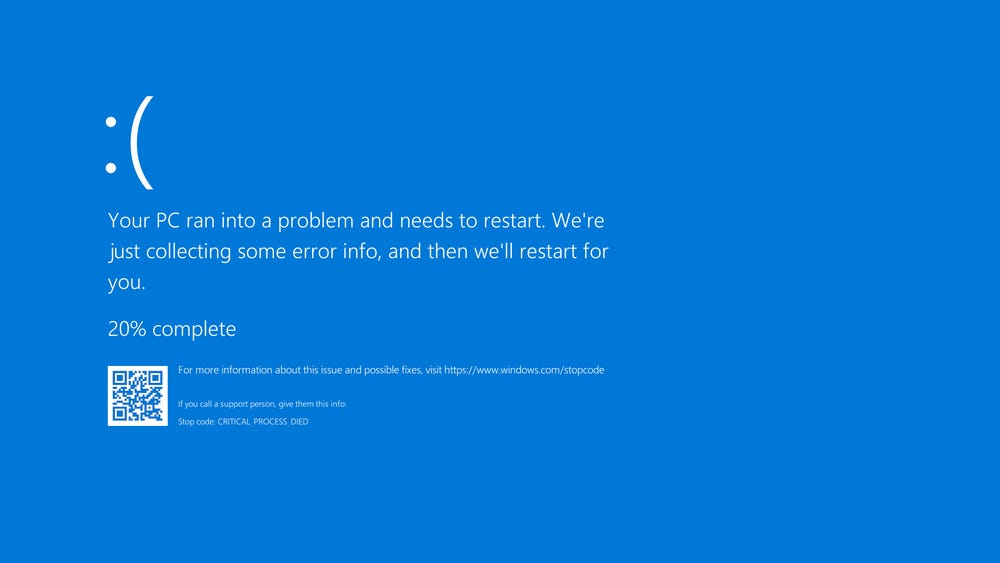 熟悉的界面回来了！微软将Win11黑屏死机改回蓝屏
